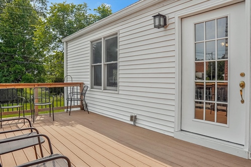 Back deck of main floor family room