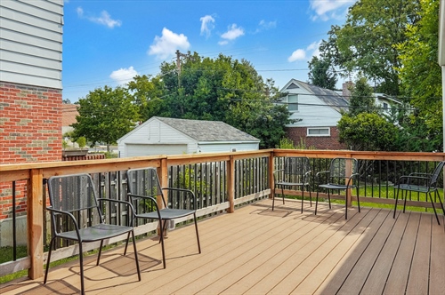 Maintenance free back deck