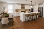 dining and kitchen
