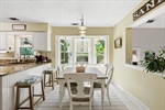 Delightful breakfast room.