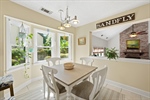 Bay window and pass through to the living room.