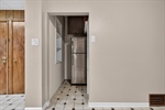 Fridge and pantry area