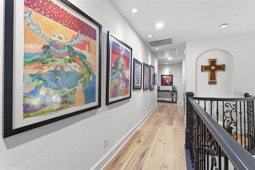 Create your own gallery in upstairs hall