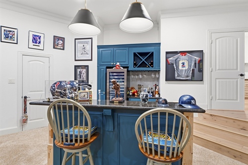 Fully outfitted kitchenette 