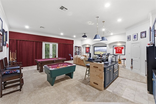 Combo Game and Media room will be a favorite space