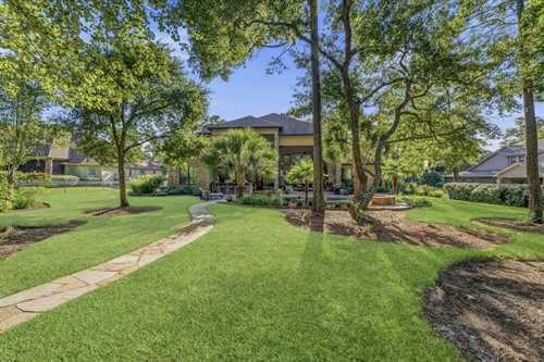 View shows the spaciousness of the estate