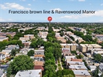 15 min walk to Francisco brown line