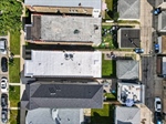 Roof and outline of lot view