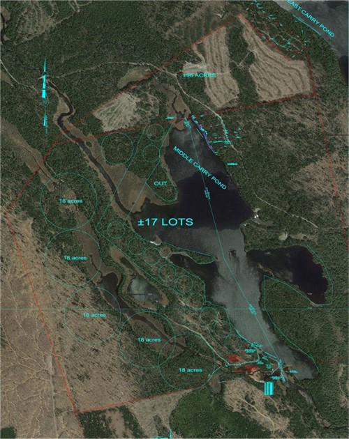 Ms03 Middle Carry Pond,  Carrying Place Township, ME 04961