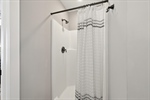 Walk in shower.