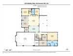 Main level floor plan.