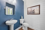 Powder room on the main level for your guests.