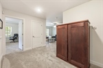 Off the family room are the 2 additional bedrooms.