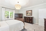 Beautiful shiplap ceiling and crown moulding.