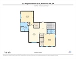 Upper level floor plan.
