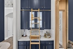 Ample storage with charming ladder