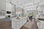 Open floor plan is ideal for entertaining