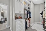 Built-in drawers and shoe storage
