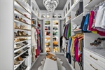 Lighted shelving and glass front storage