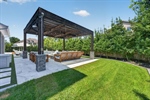 Green space surrounds the living areas