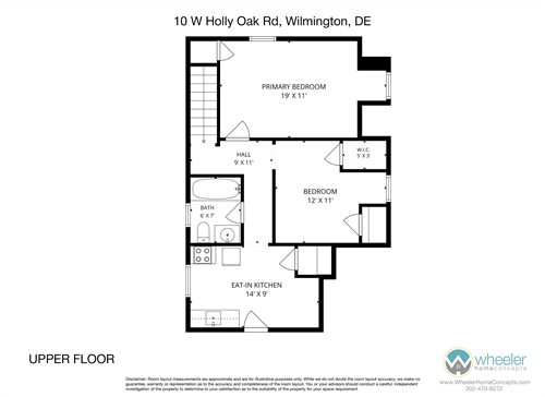 Floorplan Upper Level