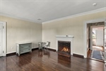 4th Bedroom Hardwood Floor and Fireplace