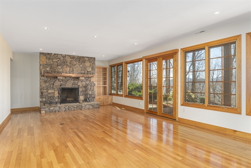 Lower level family room with patio access