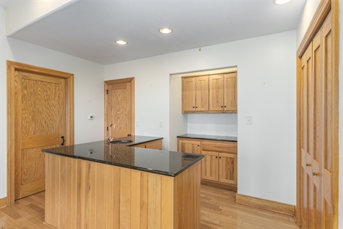 Lower level kitchenette