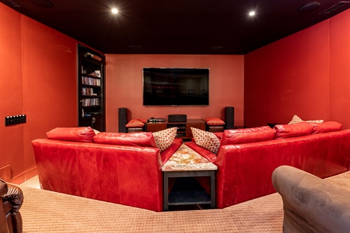 Lower level home theatre