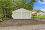 Detached two car garage.