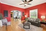 Notice the light and bright living spaces.