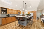 Abundant cabinetry and counter space.