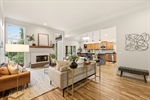 Notice the gorgeous hardwood floors.