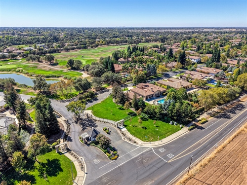 4095 Kingsbarns Drive Roseville CA 95747 drone gate golf course further back gr149