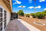 Back Yard With Large Paver Patio
