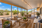 Screened Patio Staged