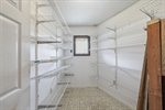 Walk in pantry off the kitchen.