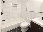 Modern Subway Tile Bathroom