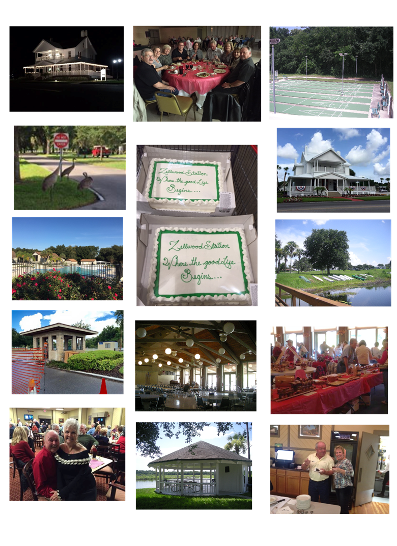 Zellwood Station, Central Florida, 55+ resident owned manufactured, golf course community