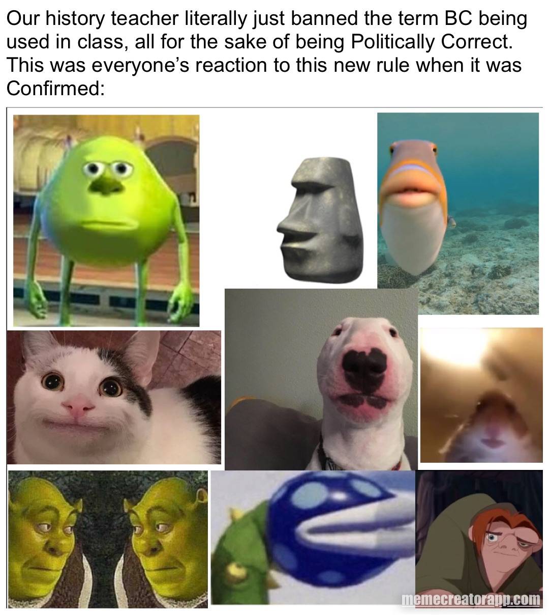 Everyone In The Class Just Had A Bruh Moment Meme On Memecreatorapp Com