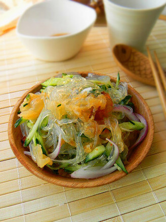 Spicy Stings With Shredded Cucumber