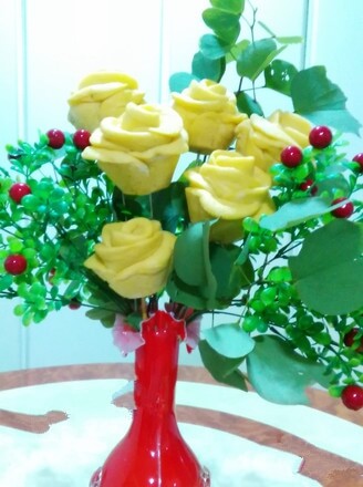 Blooming Yellow Rose