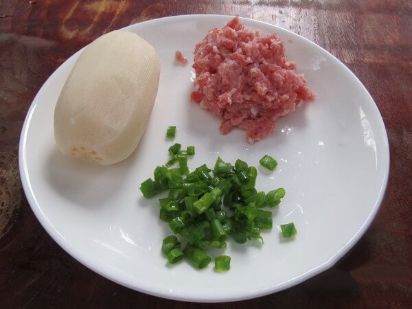 Prepare stuffing ingredients