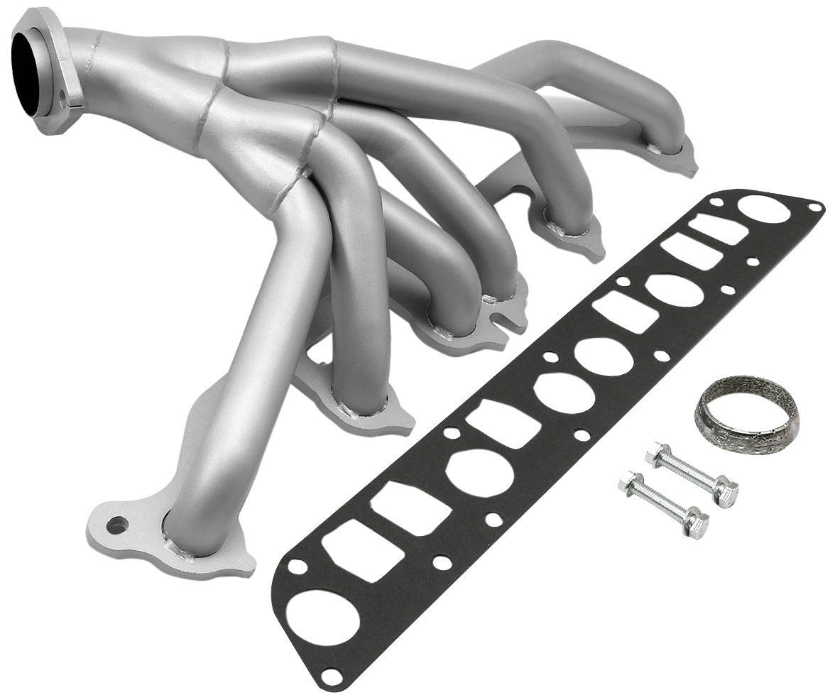 For 91-99 Jeep Cherokee XJ 4.0L 6CYL Ceramic Stainless ... cherokee xj exhaust header 