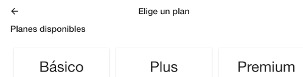 available plans