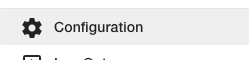 config sidebar option