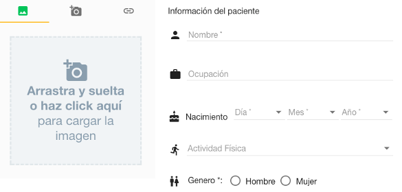 create patient first step dialog