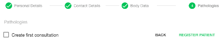 create patient fourth step dialog