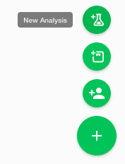 opened fab button