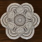 Filet Crochet Rose Centerpiece Doily by Brianna Shepherd